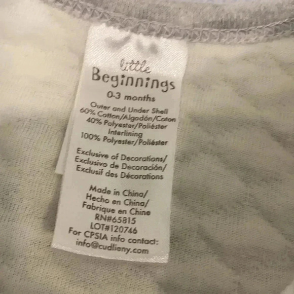 Little Beginnings pajamas - Picture 5 of 7